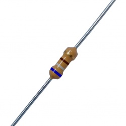 Koolfilmweerstand 680Ω 5% 0,25W