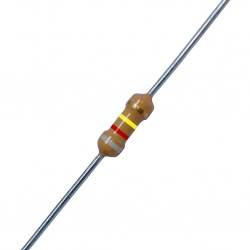 Koolfilmweerstand 820KΩ 5% 0,25W