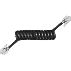 RJ10 krulsnoer 2.0M