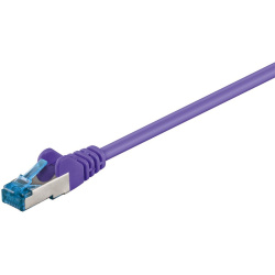 CAT6a Patchkabel S/FTP Paars 0.5 Meter
