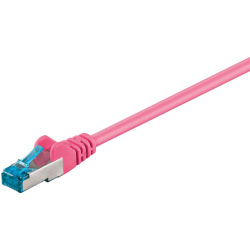 CAT6a Patchkabel S/FTP Roze 7.5 Meter