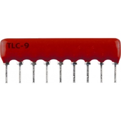 6K8Ω SIL9 Weerstandsnetwerk Bussed 8R+1 Common