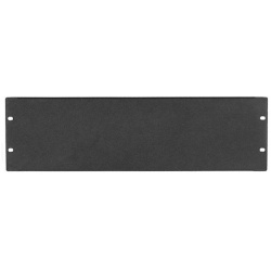 19 Inch Blindpaneel 3HE Zwart