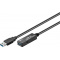 USB 3.0 Kabel A-Male naar A-Female aktief 5M