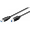 USB 3.0 Kabel A-Male naar B-Male 3M