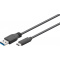 USB kabel 3.0 A male - C male 2M