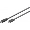 USB Kabel 2.0 C male - B mini 1.8M