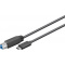 USB 3.0 B male - C male 1M