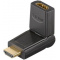 Verloopsteker HDMI female-HDMI male 180°
