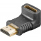 Verloopsteker HDMI female - HDMI male 270°
