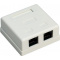 Opbouwdoos CAT6 2 x RJ45