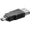 Verloopadapter USB A female - USB mini