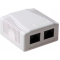 Opbouwdoos LC CAT5E 2 X RJ45