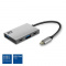 USB HUB 2 x USB C/  2x USB A