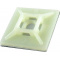 Nylonplaatje 28 x 28 mm voor bundelbandjes