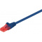 CAT6 Patchkabel U/UTP Blauw 3 Meter