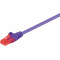 CAT6 Patchkabel U/UTP Paars 5 Meter