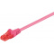 CAT6 Patchkabel U/UTP Roze 3 Meter