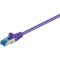 CAT6a Patchkabel S/FTP Paars 0.5 Meter