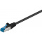 CAT6a Patchkabel S/FTP Zwart 2 Meter
