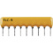 8K2Ω SIL9 Weerstandsnetwerk Bussed 8R+1 Common