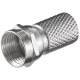 F-connector twist on 7 mm