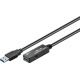 USB 3.0 Kabel A-Male naar A-Female aktief 5M