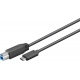 USB 3.0 B male - C male 1M