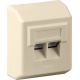 Opbouwdoos CAT5E 2 X RJ45