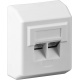 Opbouwdoos CAT5E 2 X RJ45