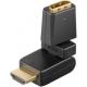 Verloopsteker HDMI female-HDMI male 360°