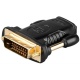 Verloopsteker HDMI female-DVI-D (24+1) male