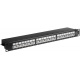 Patchpaneel CAT6A shielded 24 poorten