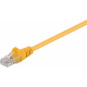 Patchkabel CAT5e U/UTP Geel 0.25 Meter