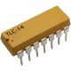 100Ω DIL14 Weerstandsnetwerk Isolated 7R