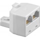 T-Stuk RJ-45 Male Female X 2