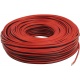Luidsprekerkabel 2x 0.35 mm² 100M rood/zwart