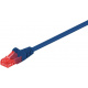 CAT6 Patchkabel U/UTP Blauw 3 Meter