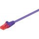 CAT6 Patchkabel U/UTP Paars 5 Meter