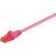 CAT6 Patchkabel U/UTP Roze 2 Meter