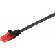CAT6 Patchkabel U/UTP Zwart 25 Meter