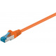 CAT6a Patchkabel S/FTP Oranje 0.25 Meter