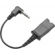 Plantronics kabel 2.5mm steker naar QD voor Spectralink
