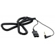 Plantronics U10P-CISCO kabel 2.5mm steker naar QD