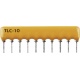 10KΩ SIL10 Weerstandsnetwerk Bussed 9R+1 Common
