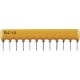 330Ω SIL12 Weerstandsnetwerk Isolated 6R