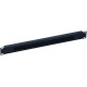 19 Inch Borstelpaneel / Kabeldoorvoerpaneel 1HE Zwart